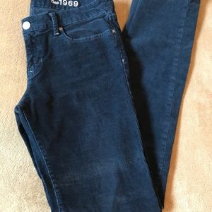 Gap Navy Always Skinny Cords